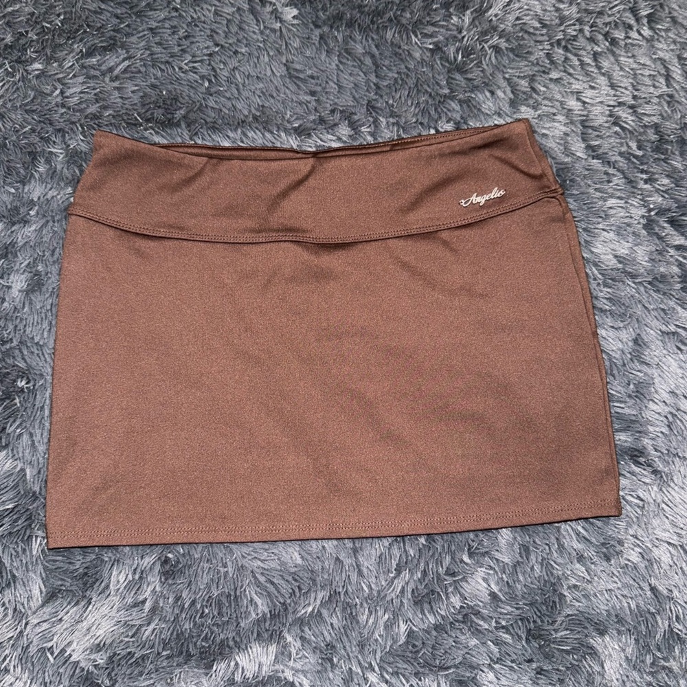 Divided Brown Mini Skirt Casual